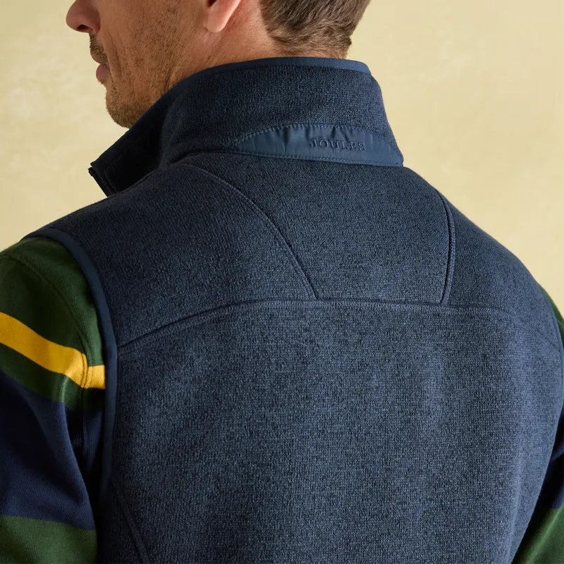 Joules Men's Broughton Fleece Gilet - Navy-3