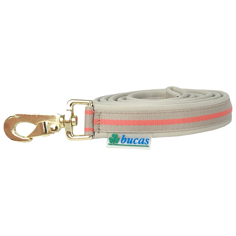 Bucas Dublin Padded Lead Rein - Hazelnut