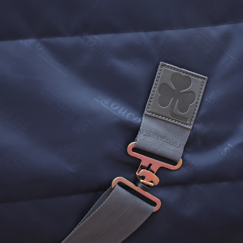 Bucas Show-Line 150g Stable Rug - Navy/Grey-4