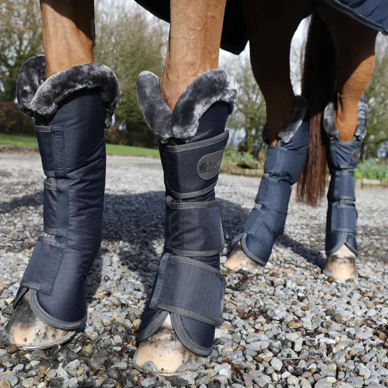 Bucas Show-Line Travel Boots - Navy/Grey-2