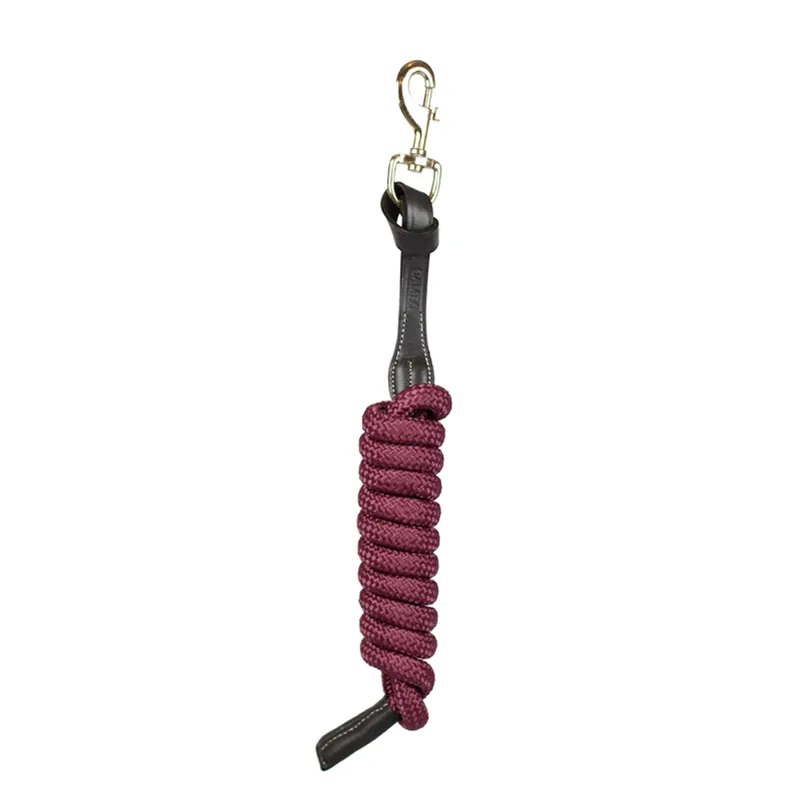 Cameo Leather Lasso Leadrope - Plum