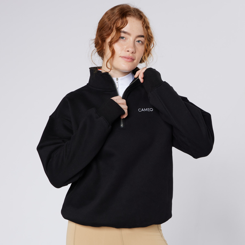 Cameo Ladies Mid Layer Sweatshirt - Black-6