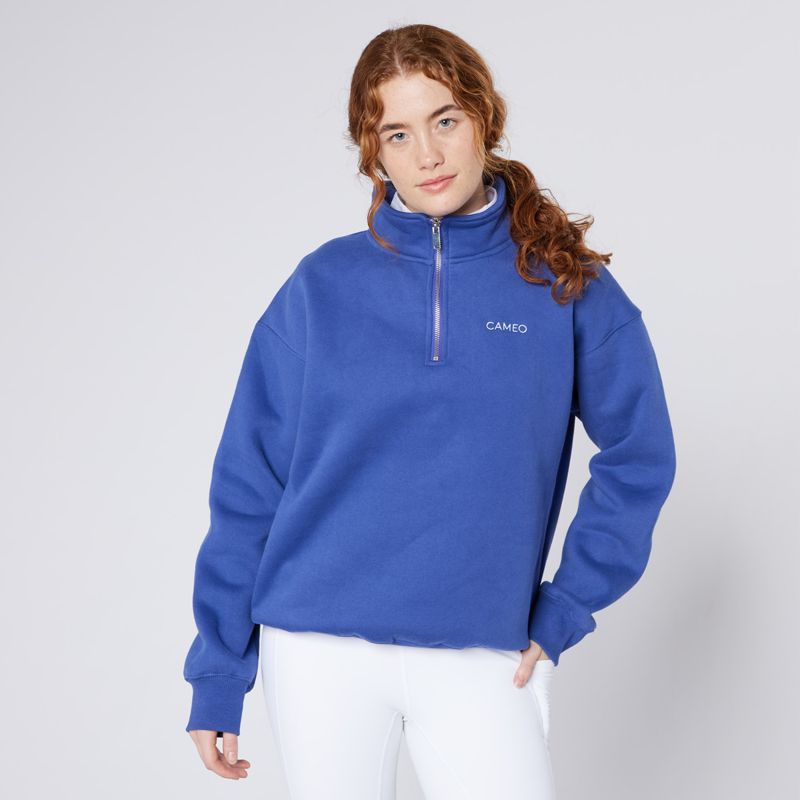 Cameo Ladies Mid Layer Sweatshirt - Blue-6