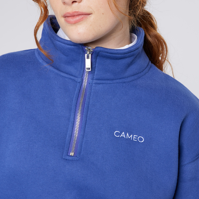 Cameo Ladies Mid Layer Sweatshirt - Blue-5