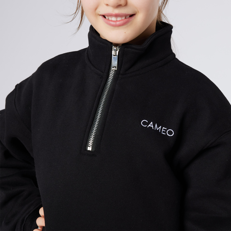 Cameo Junior Mid Layer Sweatshirt - Black-6