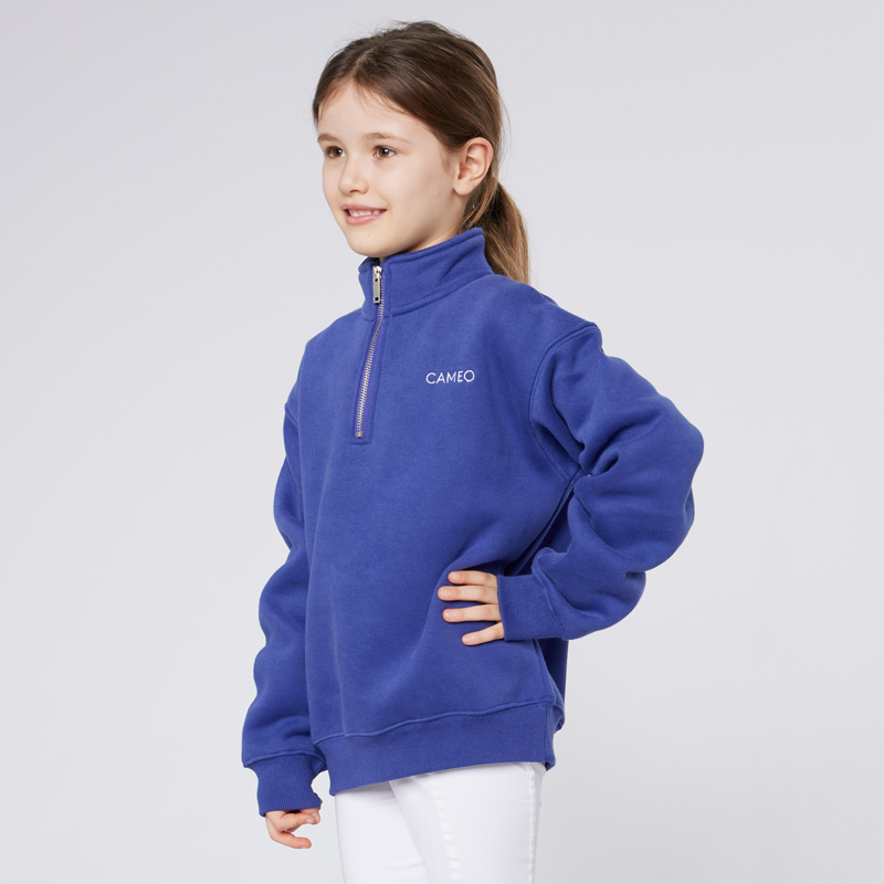 Cameo Junior Mid Layer Sweatshirt - Royal-1