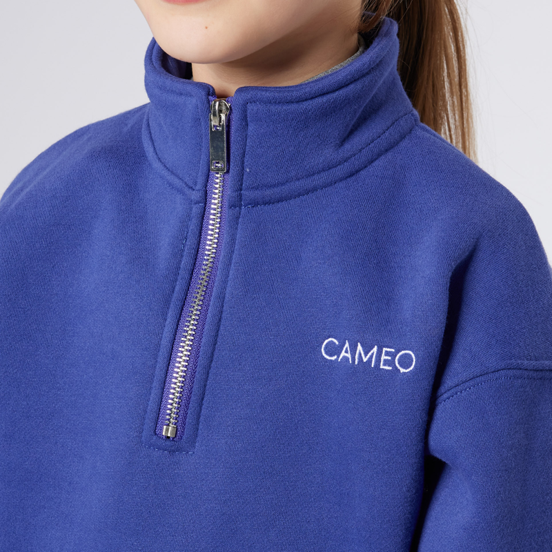 Cameo Junior Mid Layer Sweatshirt - Royal-2