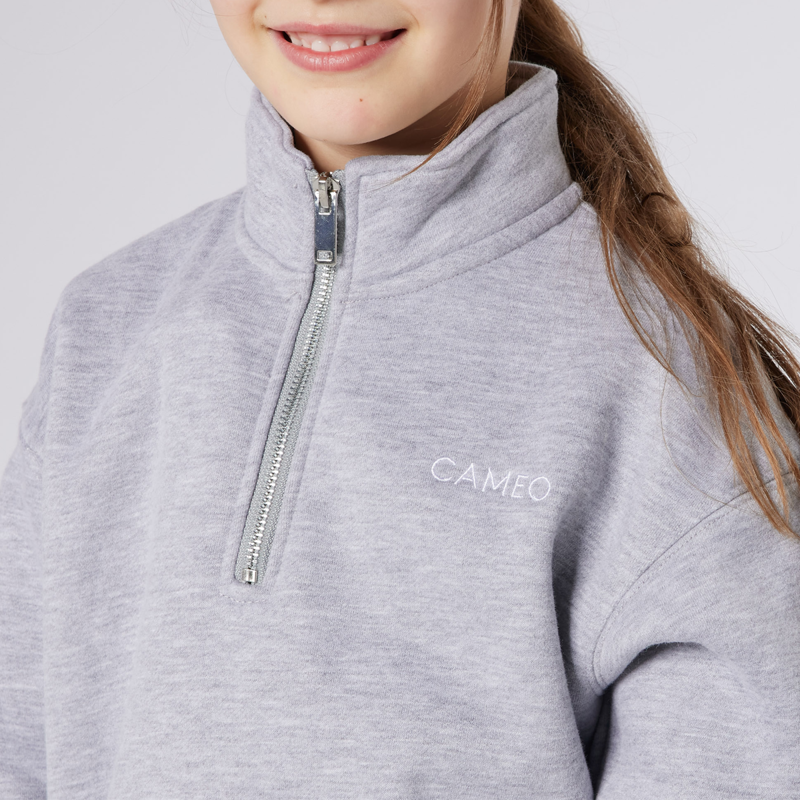 Cameo Junior Mid Layer Sweatshirt - Grey-4