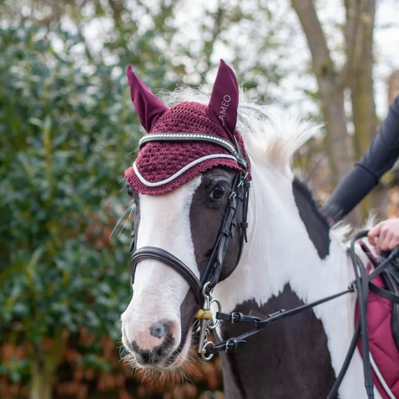 Cameo Core Ear Bonnet - Crimson-1
