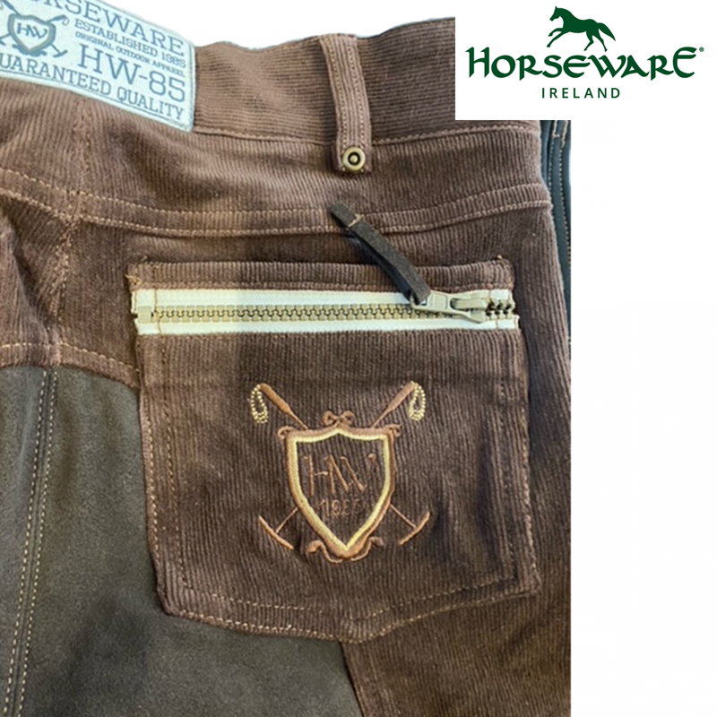 Horseware Nina Ladies Full Seat Breeches - Chocolate-1
