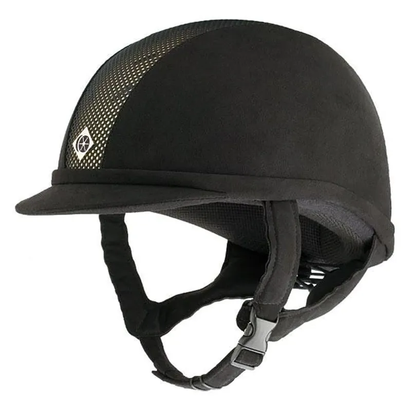 Charles Owen AYR8 - Black/Gold