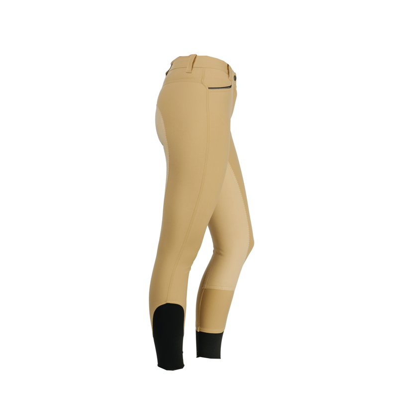 Horseware Ladies Woven Competition Breeches - Canary-1