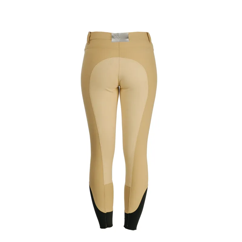 Horseware Ladies Woven Competition Breeches - Canary-2