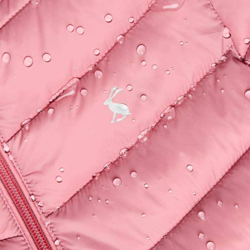 Joules Girls' Kinnaird Showerproof Padded Coat - Pink-2