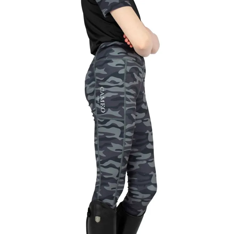 Cameo Junior Zest Riding Tights - Khaki