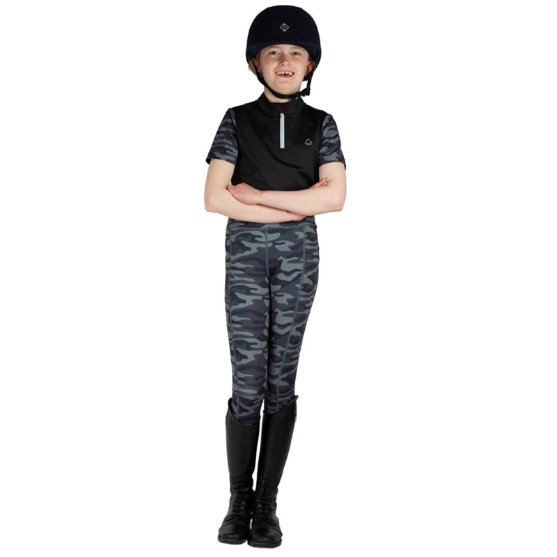 Cameo Junior Zest Riding Tights - Khaki-1