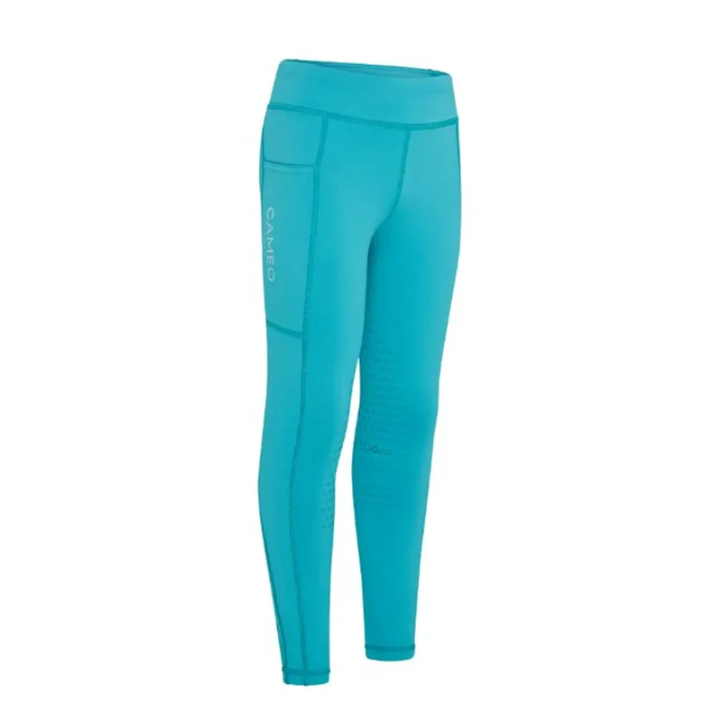 Cameo Junior Core Collection Tights - Teal Blue