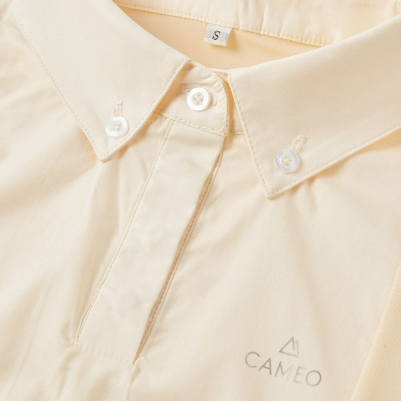 Cameo Ladies Classic Show Shirt - Yellow-2