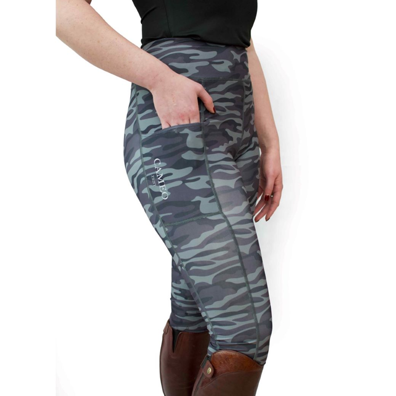 Cameo Ladies Zest Riding Tights - Khaki-1
