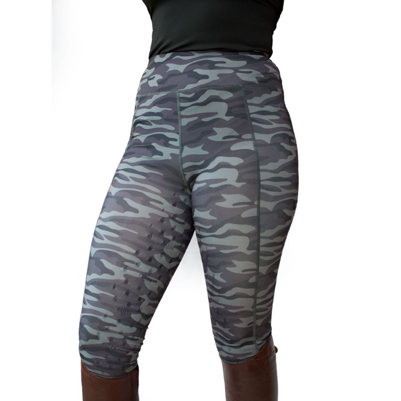 Cameo Ladies Zest Riding Tights - Khaki-2