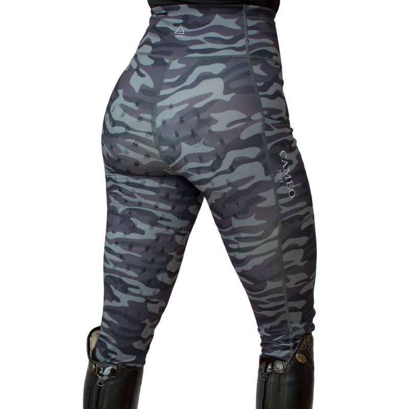 Cameo Ladies Zest Riding Tights - Khaki-3