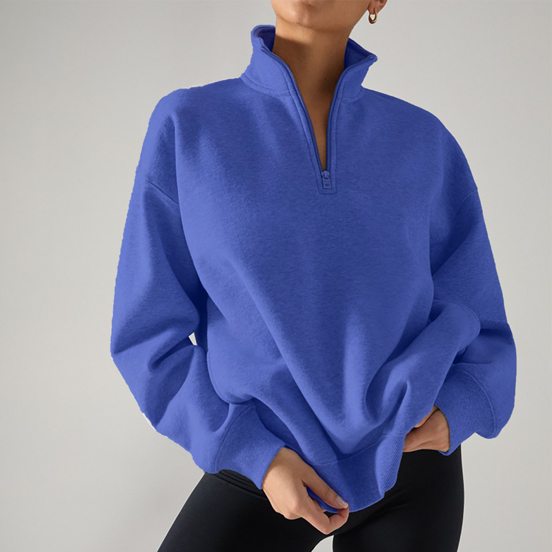 Cameo Ladies Mid Layer Sweatshirt - Blue-1