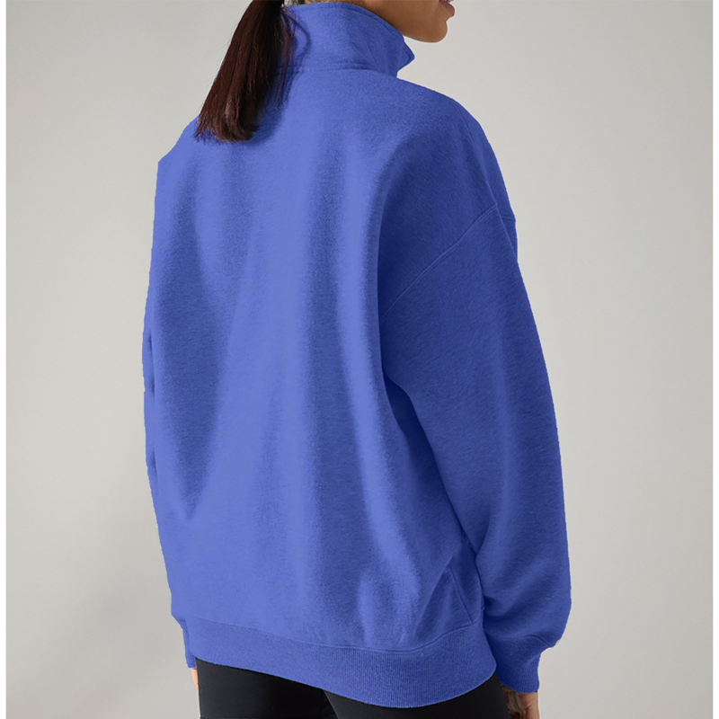 Cameo Ladies Mid Layer Sweatshirt - Blue-3