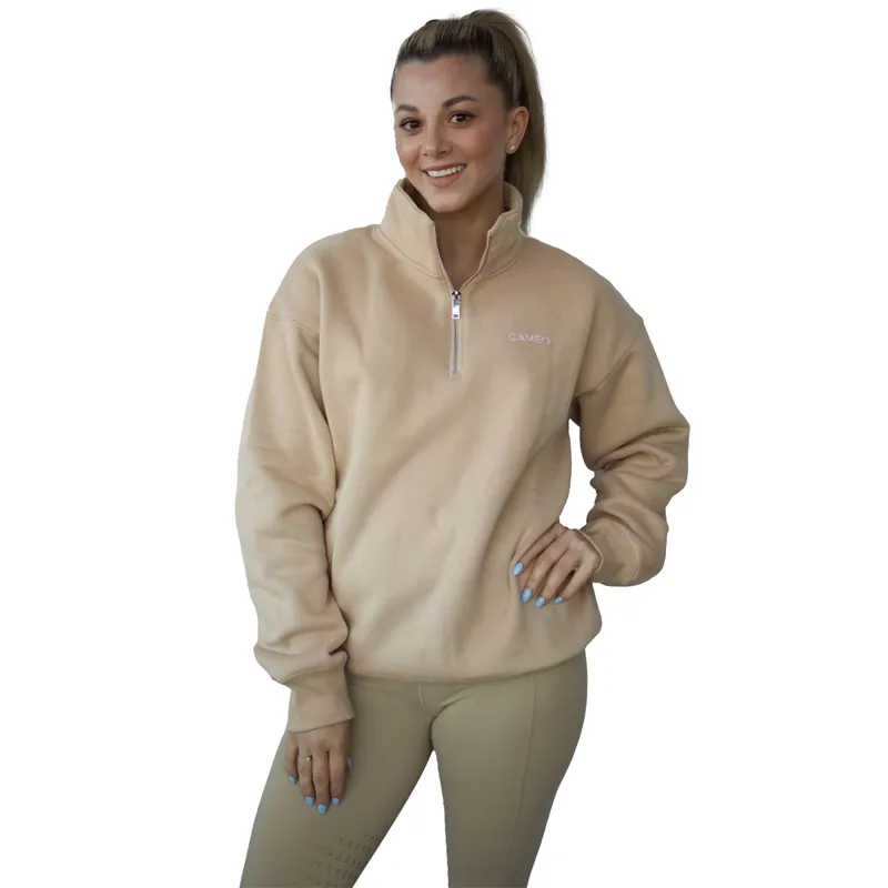 Cameo Ladies Mid Layer Sweatshirt - Camel