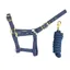 Cameo Supreme Headcollar and Leadrope - Navy