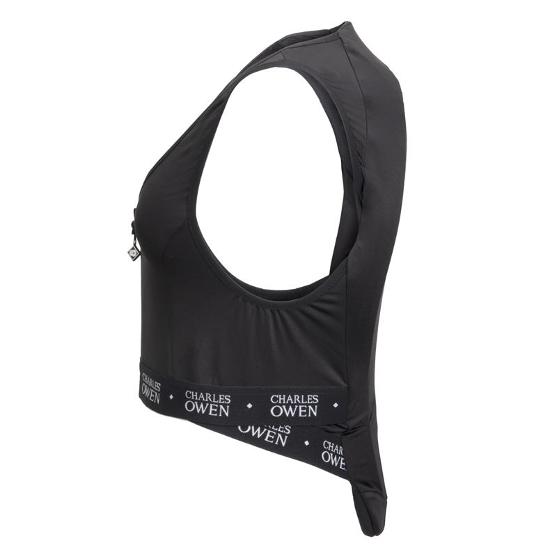Charles Owen Junior Shadow Back Protector - Black-3