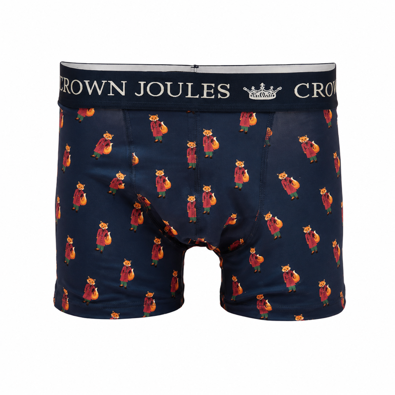 Joules Men's Crown Joules 2 Pack Boxers - Green/Navy-2