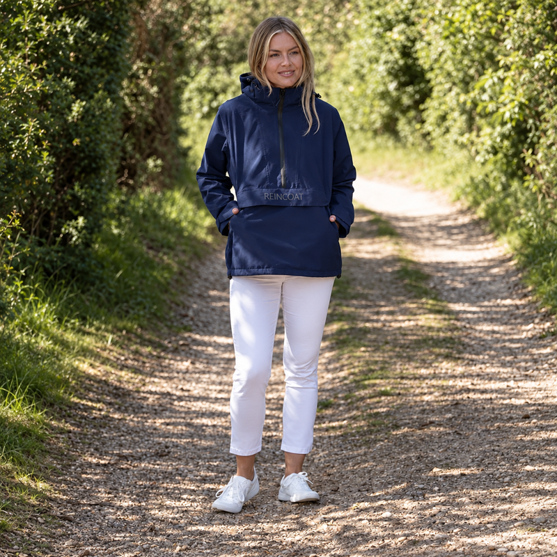 Reincoat Women's Smock Lite - Navy-4