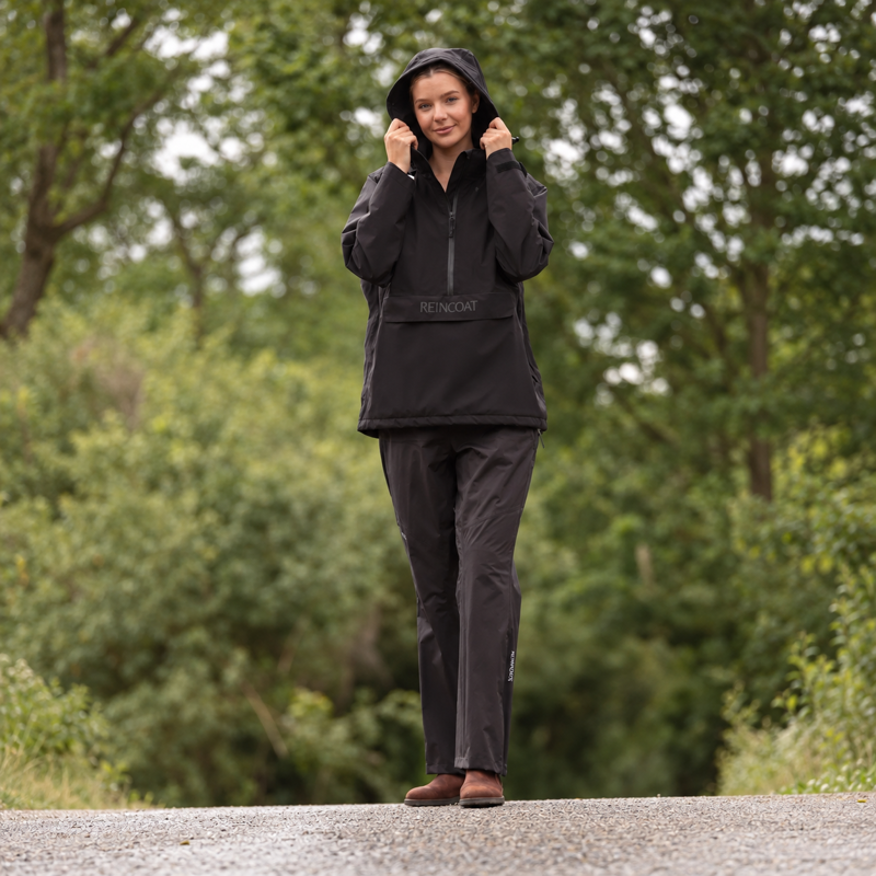 Reincoat Women's Smock Lite - Black-4