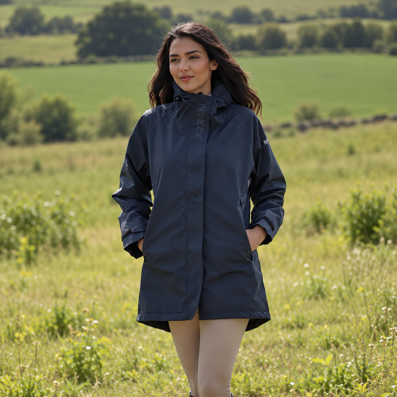 Reincoat Women's Parka Lite - Midnight Navy-5