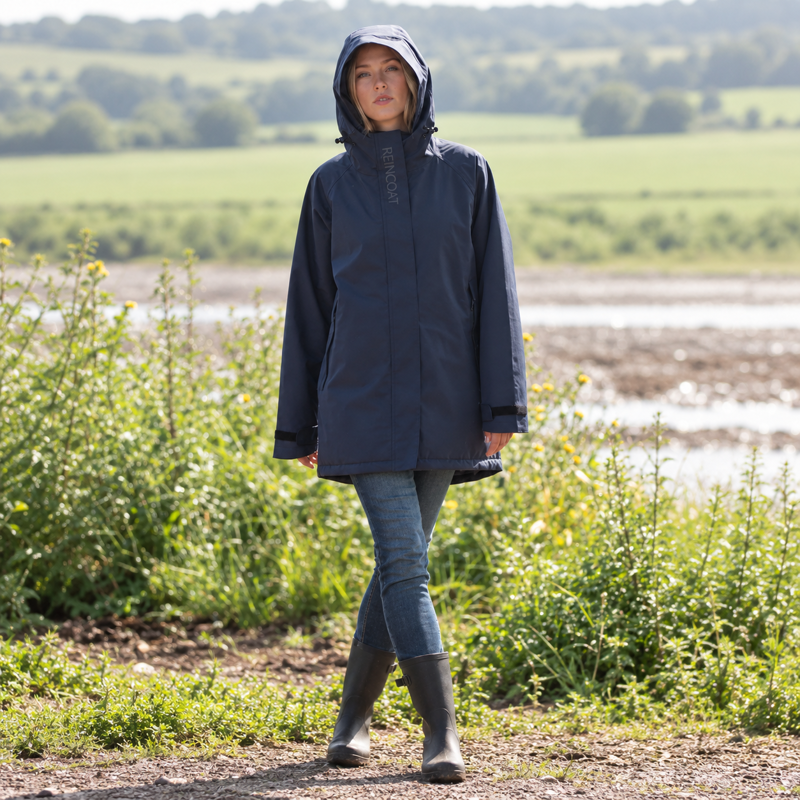 Reincoat Women's Parka Lite - Midnight Navy-3