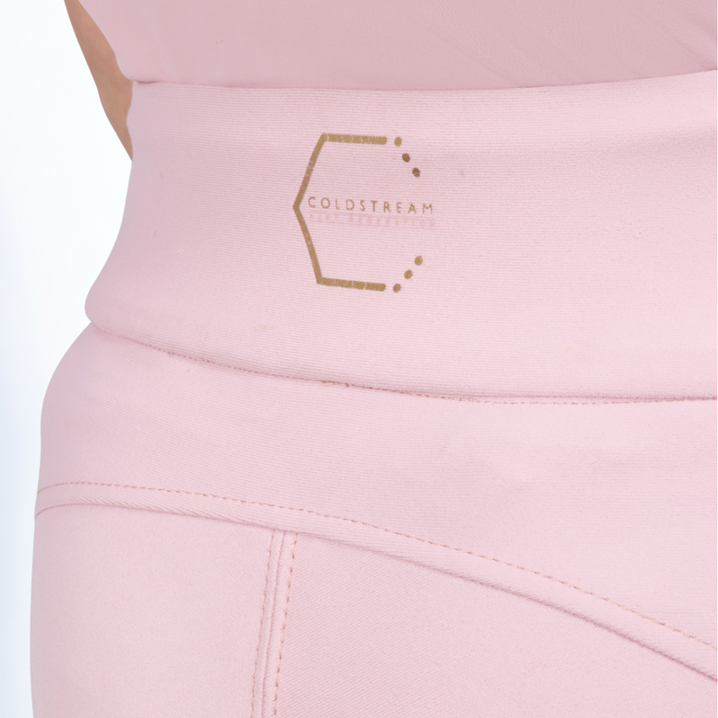 Coldstream Next Generation Child's Cranshaws Riding Tights - Blush Pink-7