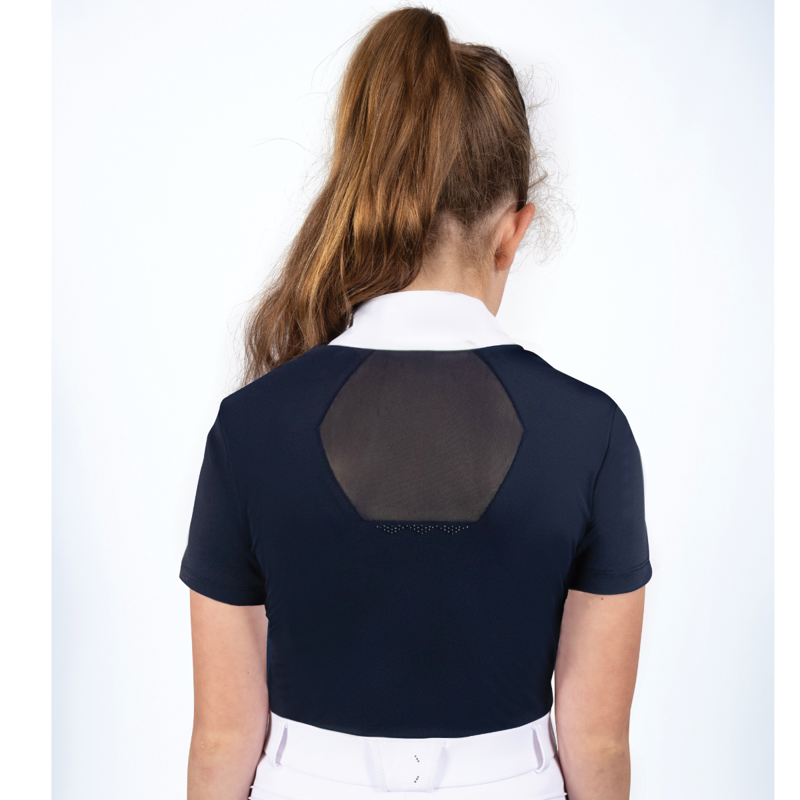 Coldstream Next Generation Child's Lanark Show Shirt - Navy-1