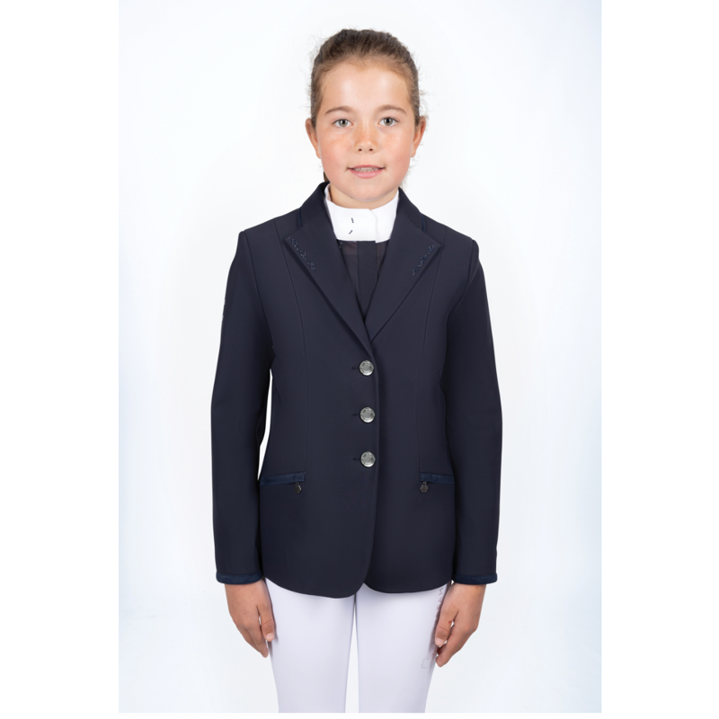 Coldstream Next Generation Child's Lanark Show Shirt - Navy-9