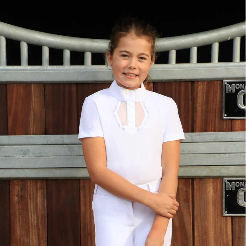 Coldstream Next Generation Lanark Show Shirt - White-3