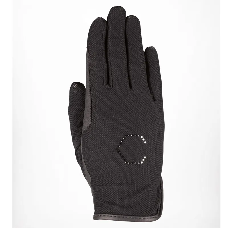 Coldstream Next Generation Child's Lintlaw CoolMesh Summer Riding Gloves -Black