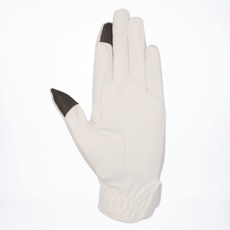 Coldstream Next Generation Child's Lintlaw CoolMesh Summer Riding Gloves - White-1