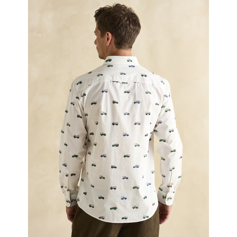 Joules Men's X Eleanor Tomlinson Classic Fit Cotton Shirt - White-4