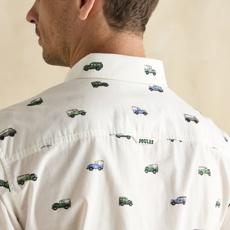 Joules Men's X Eleanor Tomlinson Classic Fit Cotton Shirt - White-7