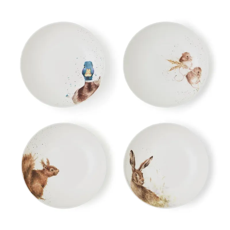 Wrendale Designs Set of 4 Pasta Bowls