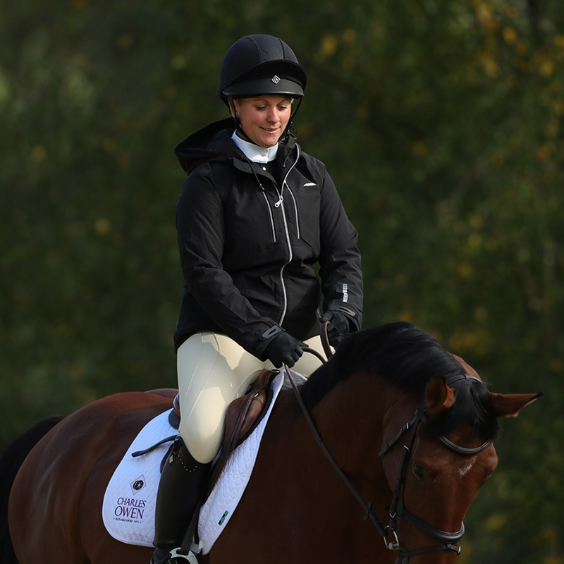 Charles Owen 4 Star Jockey Skull - Black-3