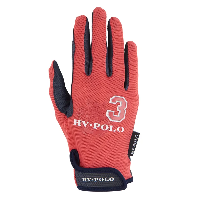HV Polo Favouritas Gloves - Bright Coral