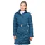 Coldstream Branxton Long Quilted Coat - Cool Slate Blue