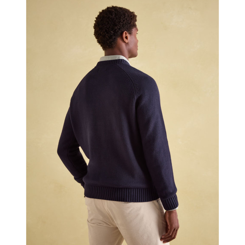 Joules Men's Vehicle Applique Crew Neck Jumper - Navy-2