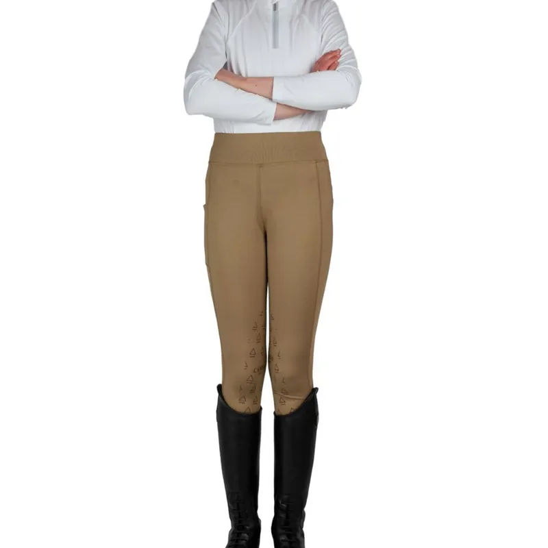 Cameo Junior Core Tights - Dark Beige-1