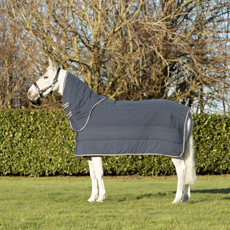 Hy DefenceX Shield 200g Liner Rug with Detachable Neck - Navy